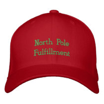 North Pole Fulfillment Center embroidered hats by Ars_Brevis North Pole Fulfillment Center embroidered hats
