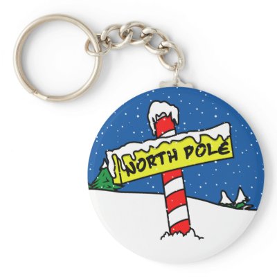 North Pole Keychain