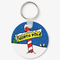 North Pole Keychain