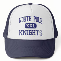 North Pole Knights Middle North Pole Alaska hats by customteamsportswear North Pole Knights Middle North Pole Alaska hats