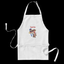 North Pole Las Vegas Gingerbread Man Apron