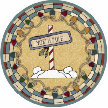 North Pole Ornament photo sculptures by christmas_tshirts North Pole Ornament photo sculptures