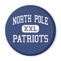 North Pole - Patriots - High - North Pole Alaska magnets