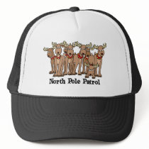 North Pole Patrol hats by holiday_tshirts North Pole Patrol hats