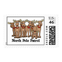 North Pole Patrol Postage