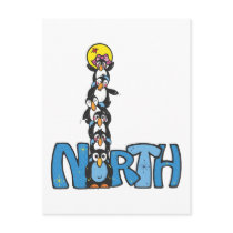North Pole Penguin Style postcards