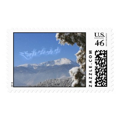 North Pole, Pikes Peak, Colorado, Greetings Postage