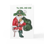 North Pole Pirate - Cptn. Crusty Kringle Card cards
