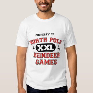North Pole Reindeer Games T Shirts