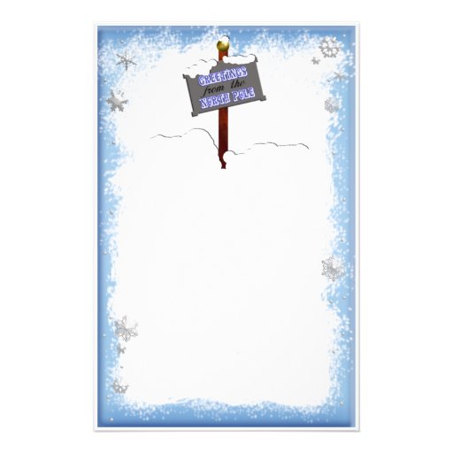 Letter To Santa Stationery, Custom Letter To Santa Stationary