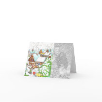North Pole template cards