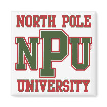 North Pole University magnets