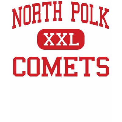 North Polk - Comets - High School - Alleman Iowa Tshirts by customteamsportswear