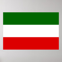 North Rhine Westphalia, Germany flag Print