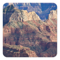 North Rim Grand Canyon - Grand Canyon National Square Stickers