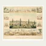 North San Juan, CA. Panoramic Map 1858 (1567A) posters