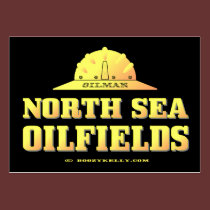 North Sea Oilfields Business Cards,Pack Of 100 business cards