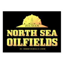 North Sea Oilfields Business Cards,Pack Of 100