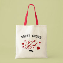 North Shore Girl Canvas Tote Bag bags