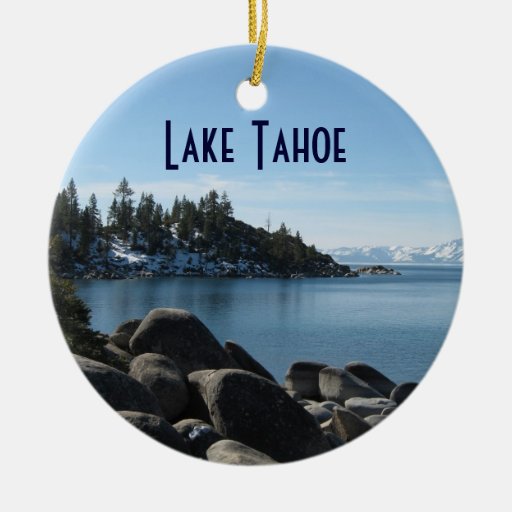 North Shore Lake Tahoe, Incline Village, Nevada Ceramic Ornament | Zazzle