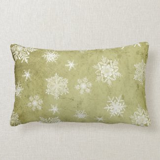 North Snowflakes &amp; Dots Pillow