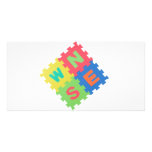 North South East West Custom Photo Card