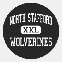 North Stafford - Wolverines - High - Stafford Sticker