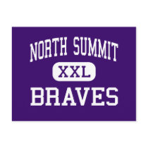 North Summit - Braves - High - Coalville Utah postcards by customteamsportswear North Summit - Braves - High - Coalville Utah postcards