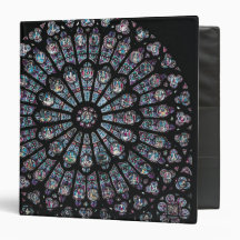North transept rose window 3 ring binder