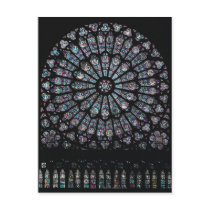 North transept rose window post cards