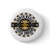North Weald Essex England EGSX Airport Pinback Button