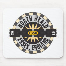 North Weald Essex England EGSX Airport Mouse Pads