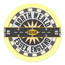 North Weald Essex England EGSX Airport Sticker