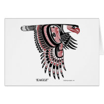 North West Coast Native Eagle Card