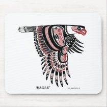 North West Coast Native Eagle Mousepads