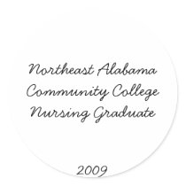 Northeast Alabama Community College Nursing Gra... stickers by dolfinlver8206 Northeast Alabama Community College Nursing Gra... stickers