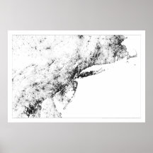 Northeast Corridor Census Dotmap Posters