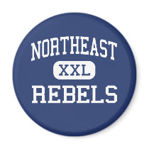 Northeast - Rebels - High School - Goose Lake Iowa magnets