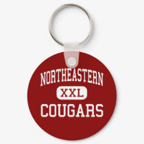 Northeastern - Cougars - High - Champlain New York keychains by customteamsportswear Northeastern - Cougars - High - Champlain New York keychains
