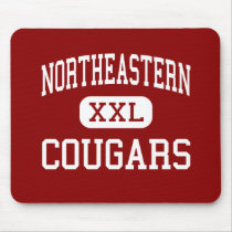 Northeastern - Cougars - High - Champlain New York mousepads