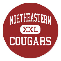 Northeastern - Cougars - High - Champlain New York stickers