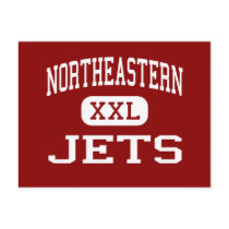 Northeastern - Jets - High - Springfield Ohio postcards by customteamsportswear Northeastern - Jets - High - Springfield Ohio postcards