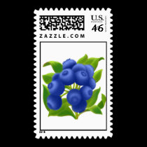 Northern Blueberries postage