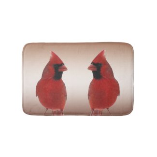 Northern Cardinal Bird Bath Mats