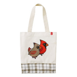 Northern Cardinal Pair LIFE Line Tote Bag