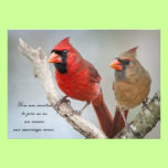 Northern Cardinals/Renewal of Marriage Vows invitations