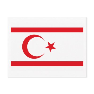 Northern Cyprus Flag Postcard by FlagTshirts