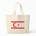 Northern Cyprus Flag Tote Bag