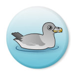 Northern Fulmar (intermediate) Round Magnet