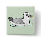 Northern Fulmar (light morph) Square Button